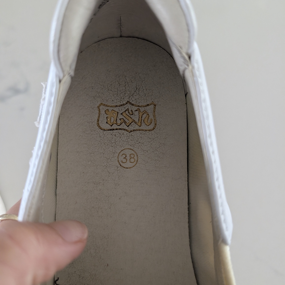 Ash White Slip-On Shoes with Star Design Size 8 - Picture 7 of 7